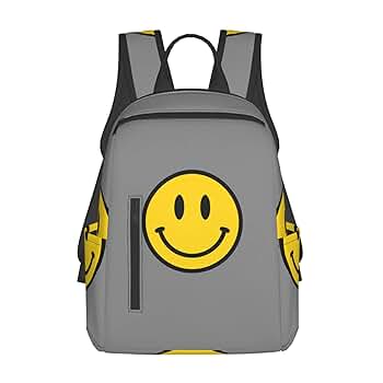 ニコちゃん※自己紹介読んでくださいリュック　リュック　バックパック　刺繍 Amazon.co.jp: [Bolney] カラフル ニコちゃんマーク リュック